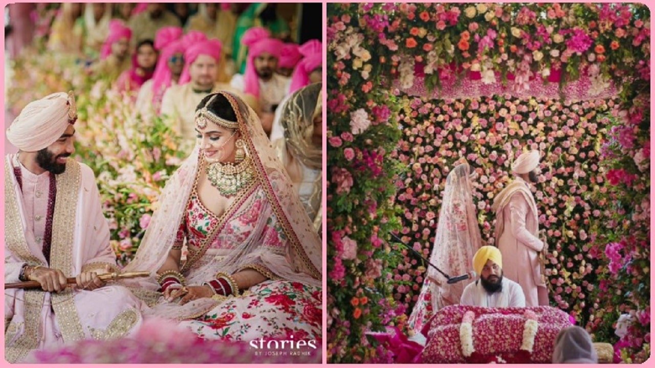 Jasprit Bumrah Sanjana Ganesan Wedding | Source : Instagram