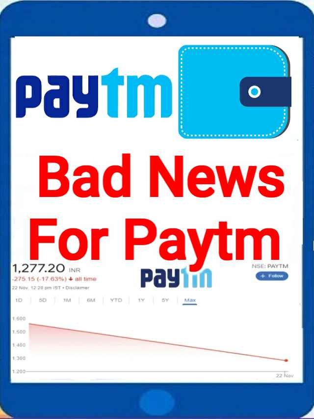 Very Bad News for Paytm Shareholders