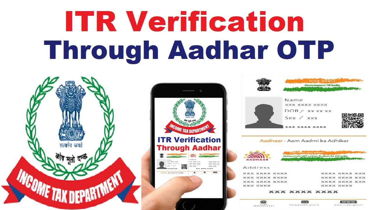 How to Verify IT Return through Aadhar OTP