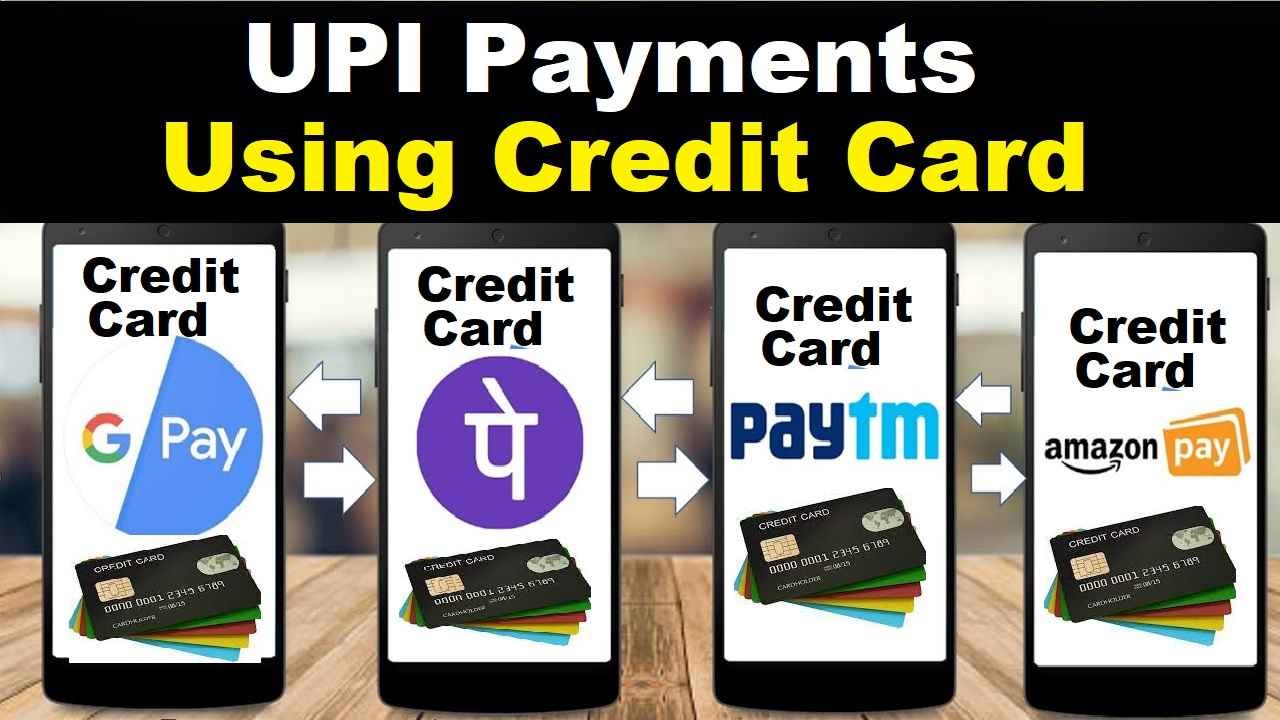 How to make UPI payment through credit card
