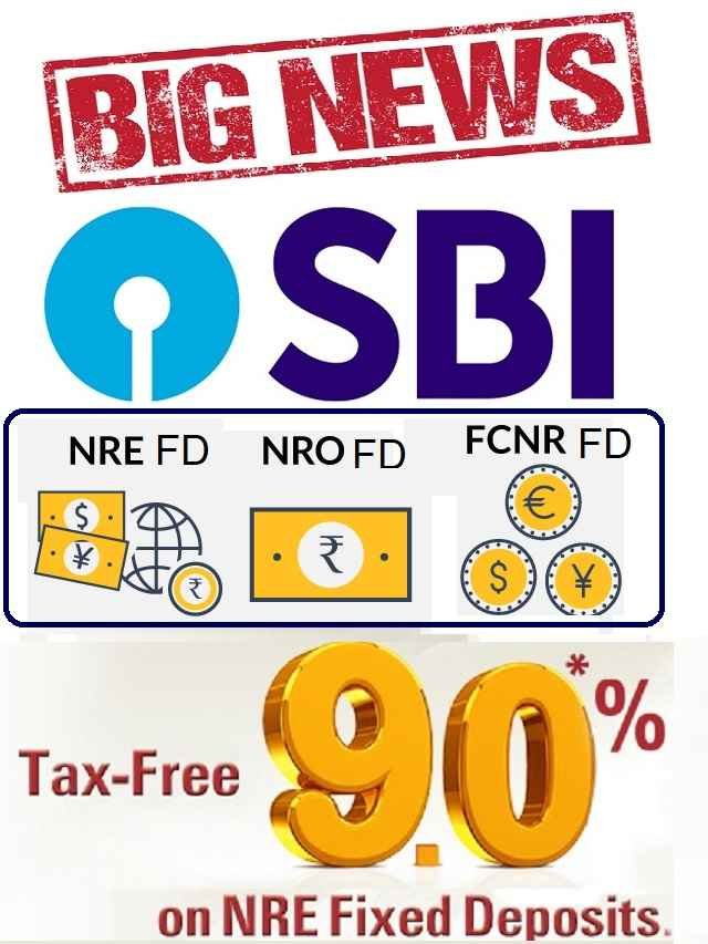 SBI NRI Services NRE NRO FD interest rates