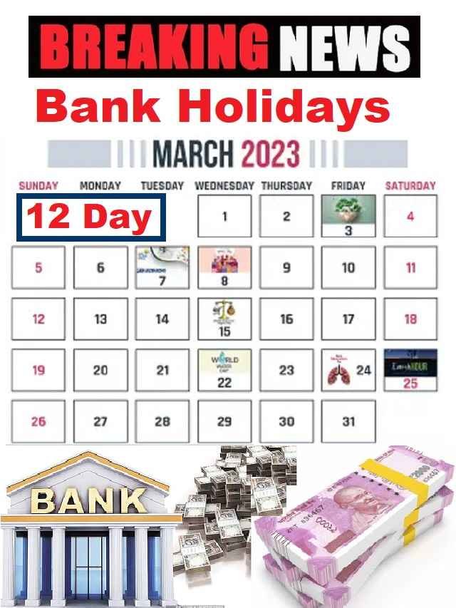 Bank Holidays in March 2023 list