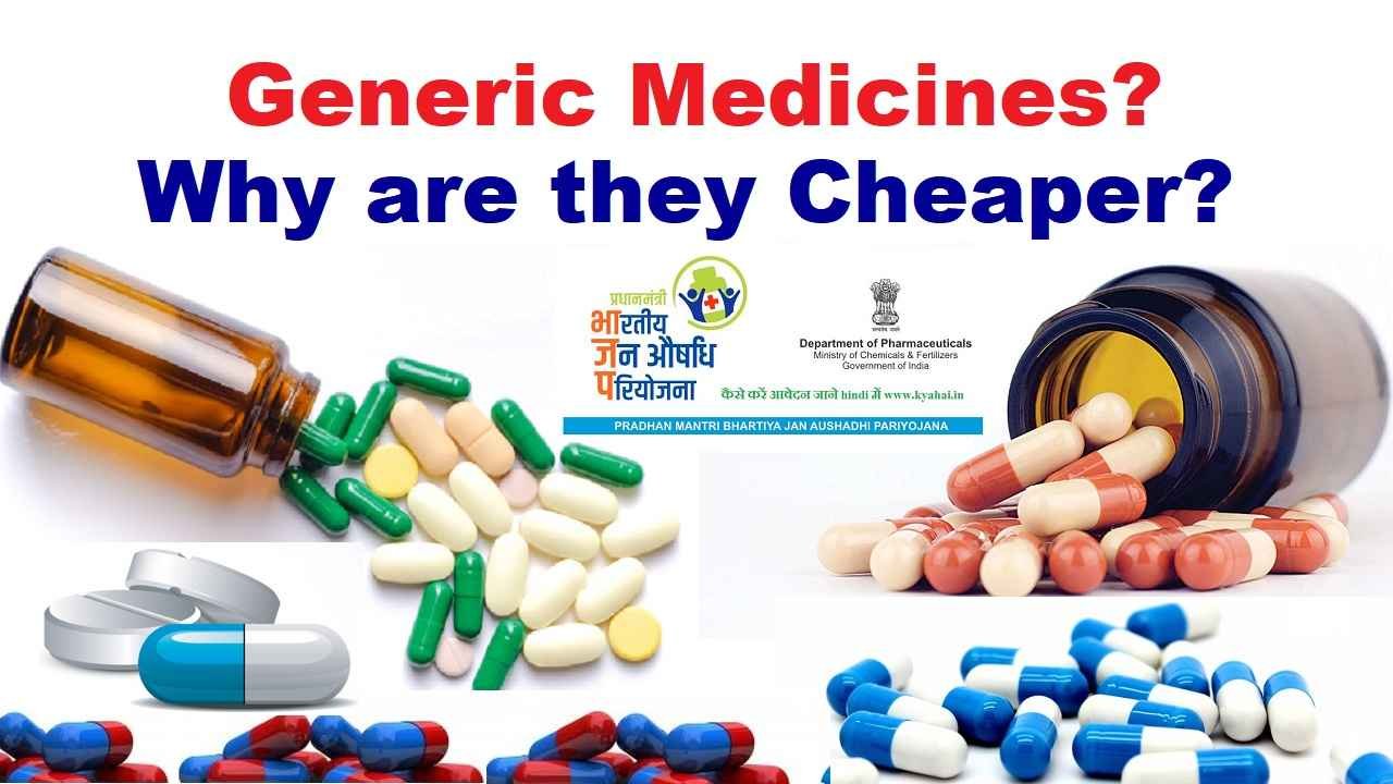 What are generic medicines why are they cheaper