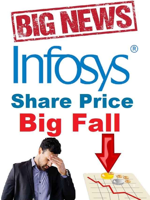Infosys share price today big fall