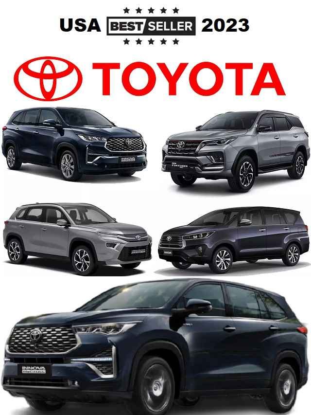 Top 5 best-selling Toyota cars in USA
