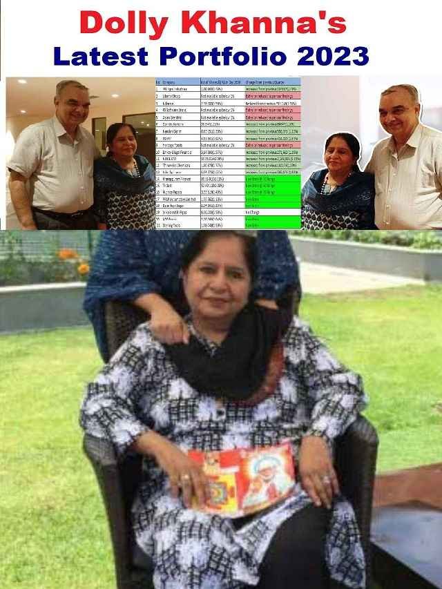 See Dolly Khanna's latest portfolio 2023! complete shares list The Viral News Live