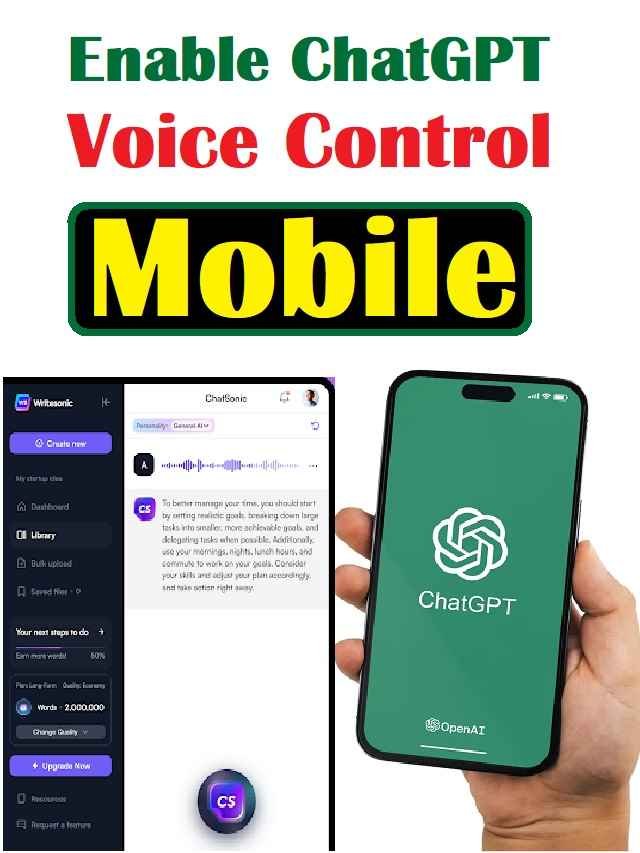 How to enable ChatGPT voice chat on mobile