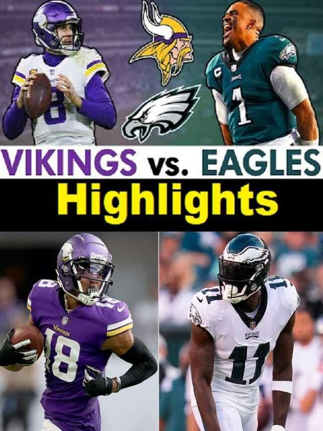 Highlights Vikings vs. Eagles Key points