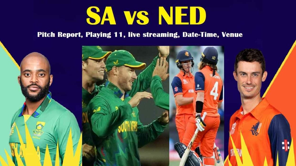 South Africa Vs Netherlands Odi World Cup Pitch Report Playing Live Streaming Date