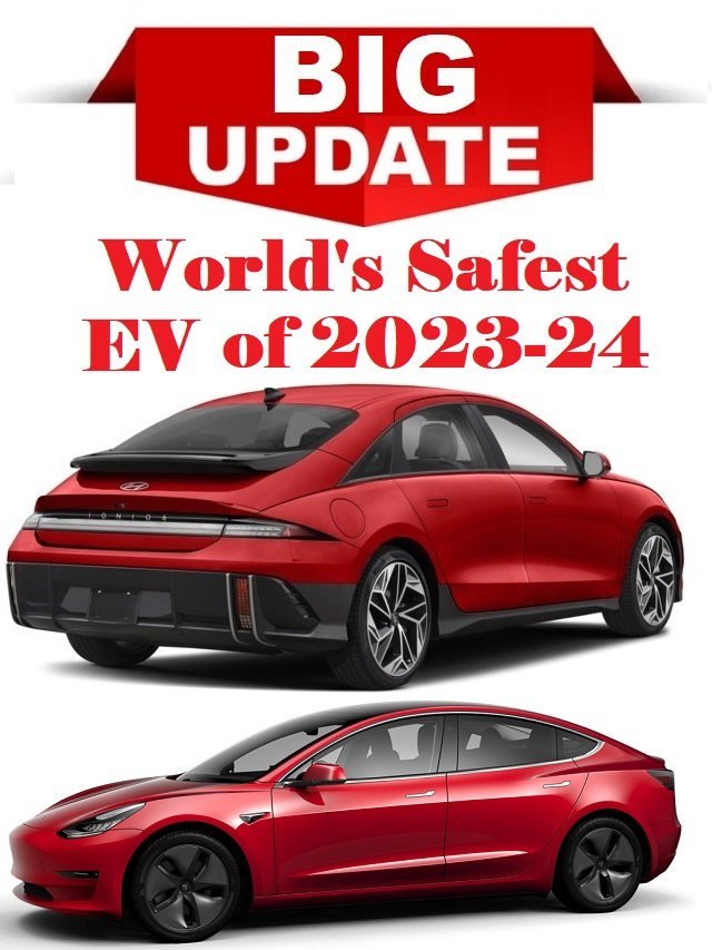 Top-rated World's Safest Electric Cars of 2023-24