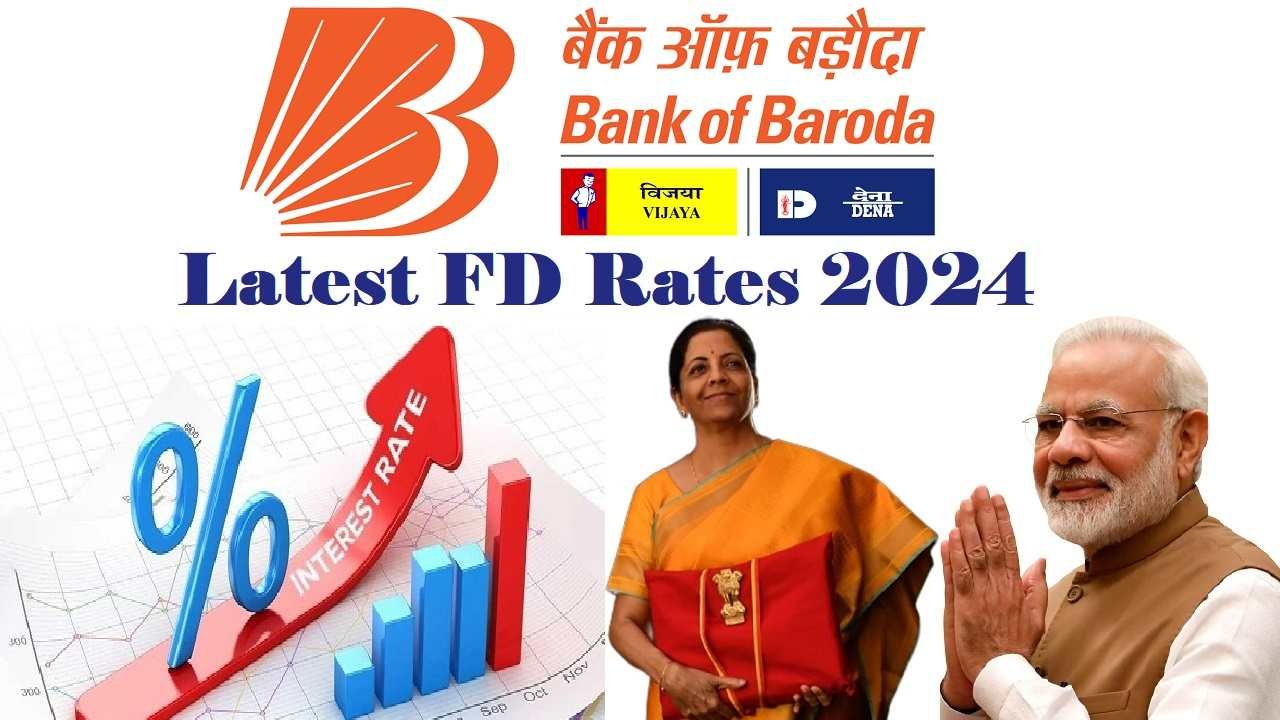 Bank of Baroda Latest FD Rates 2024