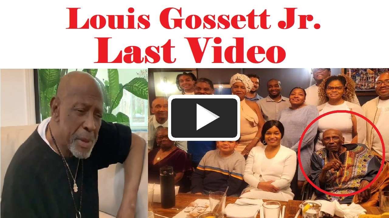 Last video of Louis Gossett Jr