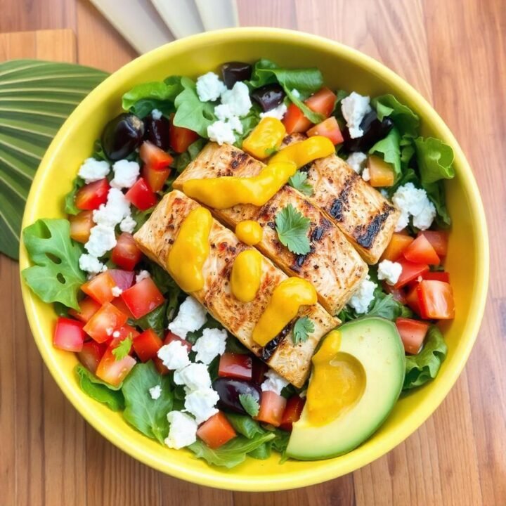 Caribbean Cobb Salad with Salmon