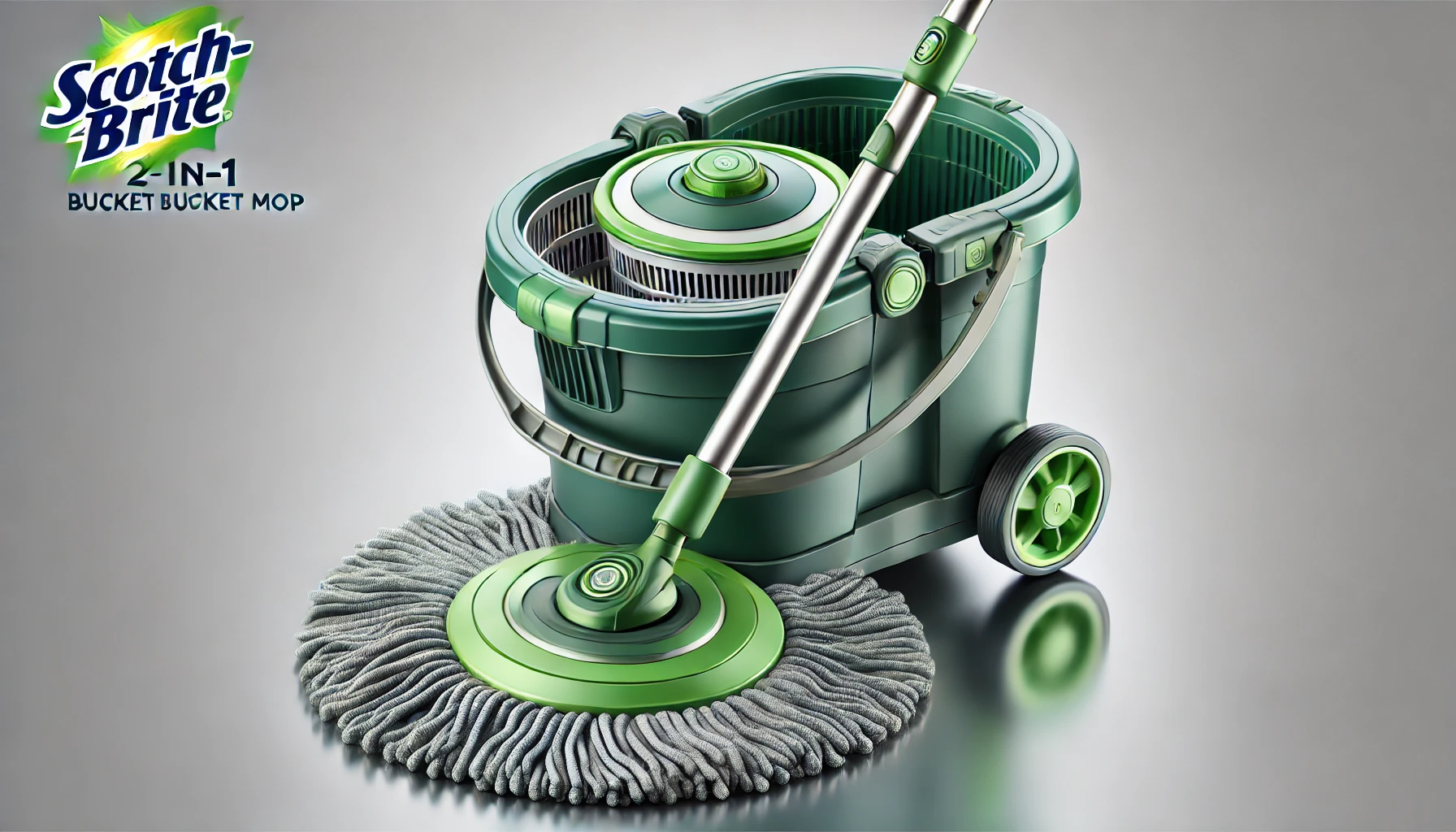 Scotch-Brite 2-in-1 Bucket Spin Mop