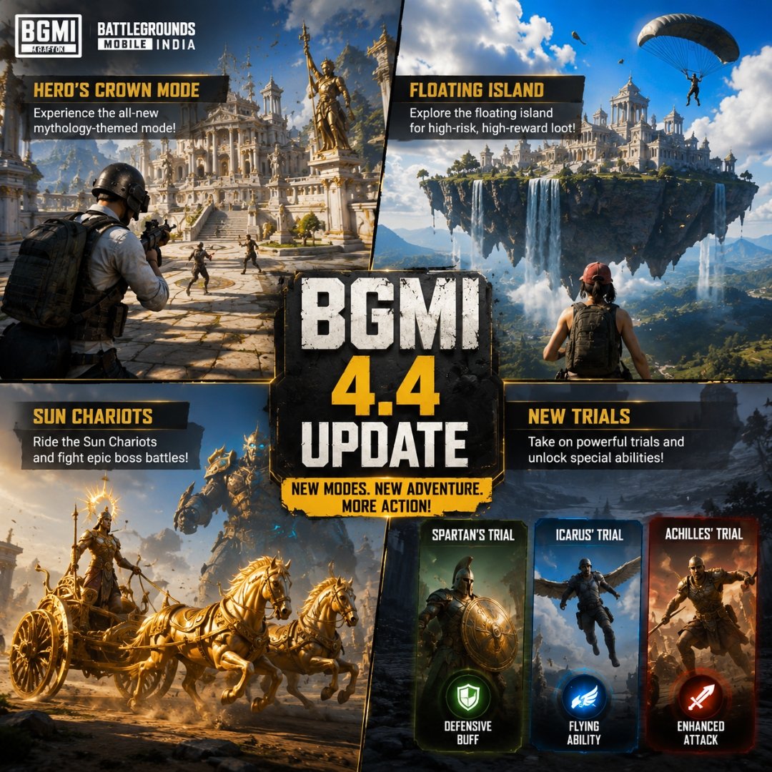 BGMI 4.4 Update Goes Live in India